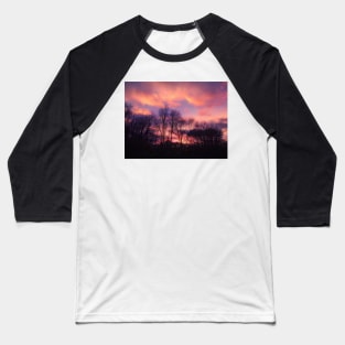 Magical Winter sky Baseball T-Shirt